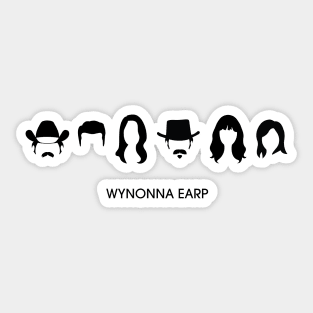 Wynonna Earp Minimalist Graphic (version 2) Sticker